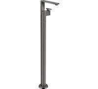 mitigeur lavabo AXOR Edge à levier unique, taille main, sur pied, avec vidage par poussée, taille diamant, 46041330, Couleur: Chrome noir poli