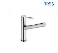 Mitigeur lavabo bec long Chromé - TRES 06220301