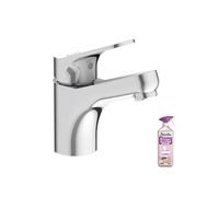 Mitigeur lavabo Brive chrome + nettoyant Briochin