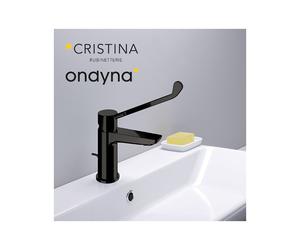 Mitigeur lavabo clinic pmr black mat - CRISTINA ONDYNA PC22113