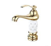 Mitigeur Lavabo Compact Hauteur 7cm pour Espace Mitigeur Lavabo | Hauteur sortie 60mm, design bas profil, finition blanche, pour idéal petits lavabos, gain de place