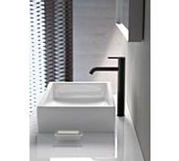 Mitigeur lavabo Duravit C.1 XL C11040002046, saillie 166 mm, sans bonde clic-clac, noir mat