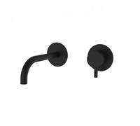 Mitigeur lavabo encastrable - laiton - noir mat - NEMO SARODIS