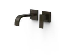 Mitigeur lavabo encastré bec 180 mm Noir Bronze - TRES 00630021KMB