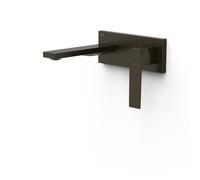 Mitigeur lavabo encastré bec 180 mm Noir Bronze - TRES 20230031KMB