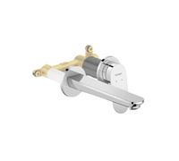 Mitigeur lavabo encastré DURAVIT Wave chromé brillant + corps encastré
