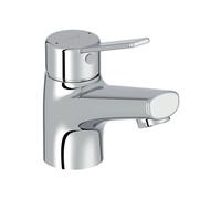Jacob Delafon - Mitigeur Lavabo EO - Economie d'eau - Hauteur sous Bec 5,7cm - Avec Flexibles d’Alimentation - 10,5x13,6x4,5cm - Finition Chrome - E24158-CP