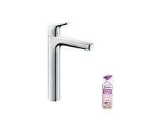 Mitigeur lavabo Focus 230 avec tirette et vidage chrome + nettoyant Briochin