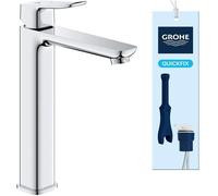 Mitigeur lavabo - GROHE DICE - Taille XL - Corps lisse sans bonde - Chrome