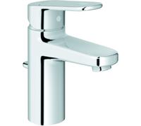 Mitigeur lavabo Grohe EuroPlus 32612 EcoJoy avec tirette, chromé, mitigeur monocommande