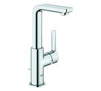 Mitigeur lavabo Grohe Lineare L-Size 23296001 chromé, avec garniture de vidange