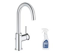 Mitigeur lavabo GROHE Quickfix Start Classic taille L chromé + nettoyant GrohClean