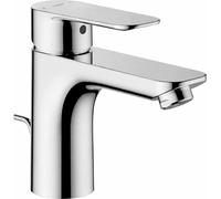 Mitigeur lavabo Hansa BASIC 5540 Garniture d'écoulement Tige de traction 101 mm DN15 Chrome, 1 pièce.