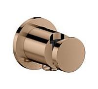 hansgrohe AXOR One unité de porte ronde, 48780300, Couleur: Rouge poli or