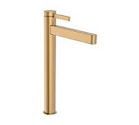 Mitigeur lavabo Hansgrohe Finoris 76070140 avec bonde à ouverture par pression, bronze brossé