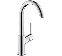 Mitigeur lavabo HANSGROHE Talis bec haut fixe, bonde Push-Open chromé - 32080000
