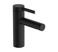 hansgrohe Zesis S Mitigeur monocommandé pour lavabo 100 CoolStart sans garniture de vidage, 74721670, Couleur: noir mat