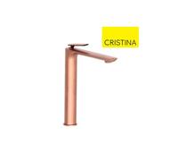 Mitigeur lavabo haut avec vidage Up & Down Or Rose Brossé FOIL - CRISTINA ONDYNA FL22234P