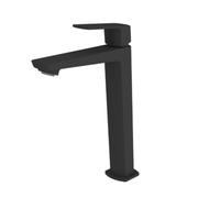 Mitigeur lavabo haut Feel, sans bonde, noir mat (SATBSFEEL285C)