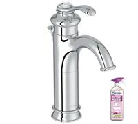 Mitigeur lavabo haut JACOB DELAFON Fairfax + nettoyant Briochin