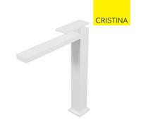 Mitigeur lavabo haut monotrou Blanc Mat Tabula - CRISTINA ONDYNA TA22224
