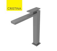 Mitigeur lavabo haut monotrou Métal Brossé Tabula - CRISTINA ONDYNA TA22277