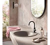 Herzbach DEEP Mitigeur de lavabo Slim M-Size, 18.023410.1.12, Slim M-Size