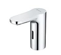 Mitigeur lavabo infrarouge Schell E2 002760699 HD-K, fonctionnement sur secteur, chromé, avec alimentation dissimulée