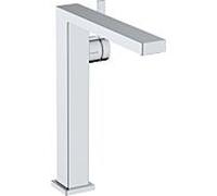 Mitigeur lavabo monocommande hansgrohe Tecturis E 73070340, saillie 197 mm, avec bonde à ouverture par pression, finition chrome noir brossé