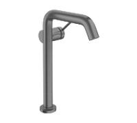Mitigeur lavabo monocommande Hansgrohe Tecturis S 73372340, saillie 167 mm, sans bonde, chrome noir brossé