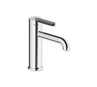 Mitigeur lavabo monocommande Hewi AQ477 AQ1.12M1134092, saillie 130 mm, sans bonde, poignée colorée, chrome/gris anthracite