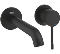 Grohe Essence Robinetterie murale pour lavabo 2 trous 29192KF1 29192_1 FMS projection 183mm noir fantôme