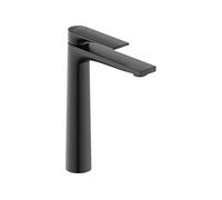 Mitigeur lavabo taille XL Tulum Freshstart noir mat sans tirette ni vidage