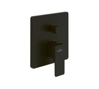 Mitigeur mécanique encastré avec inverseur VILLEROY ET BOCH Subway 3.0 Noir mat
