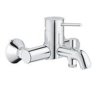 Mitigeur monocommande Bain / Douche mural GROHE - Finition Chromé - Profondeur 191 mm
