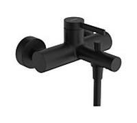 hansgrohe Zesis S Mitigeur monocommandé apparent pour bain, 2 consommateurs, saillie 175mm, 74420670, Couleur: noir mat