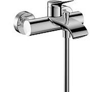 Mitigeur monocommande de bain hansgrohe 75423000 en saillie, saillie 197 mm, chromé