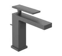 Hansgrohe Mitigeur lavabo Tecturis E 73010340 – saillie 144mm, bonde clic‑clac, chrome noir brossé