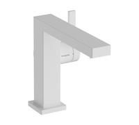 Mitigeur monocommande de lavabo hansgrohe Tecturis E Fine 110, portée 155 mm, sans garniture de vidage, CoolStart, EcoSmart+, 73021700, Couleur: Blanc mat