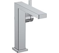 Mitigeur monocommande de lavabo hansgrohe Tecturis E Fine 150, portée 157 mm, sans garniture d'écoulement, CoolStart, EcoSmart+, 73041000, Couleur: chrome