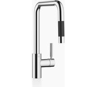 Mitigeur monocommande Dornbracht META SQUARE avec douchette rétractable, portée de 200 mm, 33870861-00