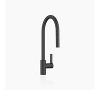 Dornbracht TARA ULTRA Mitigeur monocommandé Pull-down avec fonction douche, saillie 240mm, 33870875-33, Couleur: Noir Mat