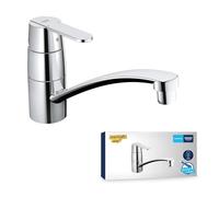 Mitigeur monocommande Evier Get Chromé 32891000 (Import Allemagne) | Robinet de cuisine, cartouche céramique de qualité, montage monotrou facile, surface facile à entretenir (chrome, 32891000)