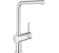 Mitigeur monocommande Grohe Minta pour évier 31375, bec en L, chrome, 1 pièce.