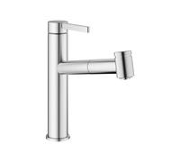 Mitigeur Monocommande KWC Bevo E 10.531.032.700FL Acier Inoxydable