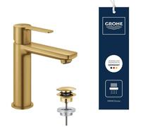 Grohe Lineare New - Mitigeur de lavabo avec bonde Push-Open, Cool Sunrise brossé 23106GN1