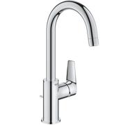 Mitigeur monocommande Lavabo GROHE - Taille L - Col de cygne - Chromé