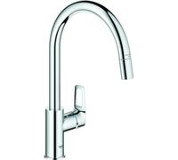 Mitigeur monocommande pour évier BAULOOP 1/2 pouce, bec haut chromé chromé