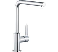 Mitigeur monocommande pour évier Kludi L-INE-S, bec pivotant, chrome, 1 pièce.