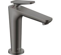 Mitigeur monocommande pour lavabo AXOR Citterio C 125 avec CoolStart et garniture de vidage, chrome noir poli